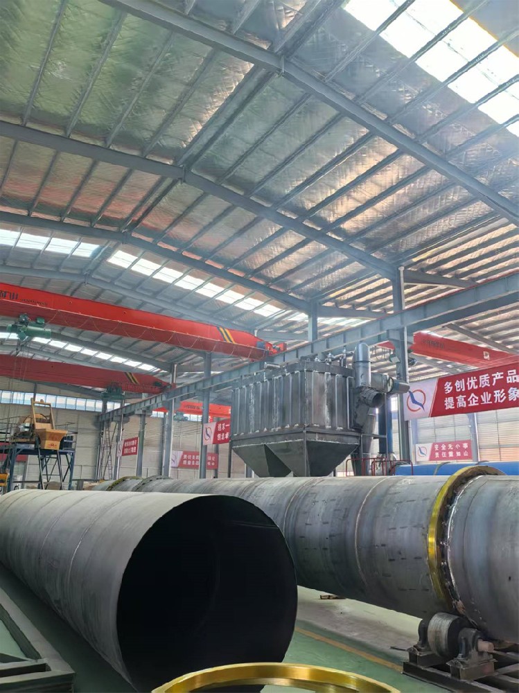 完成签约！！美国客户鸡粪滚筒烘干机设备紧张备货