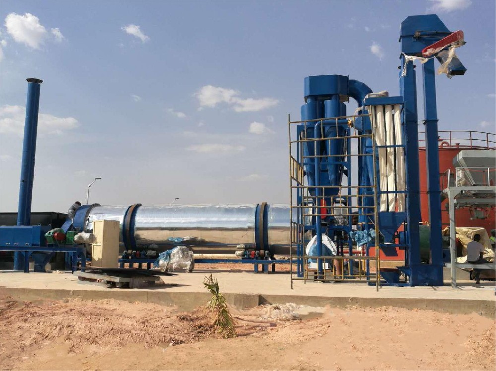 埃及牛粪烘干机项目投产案例