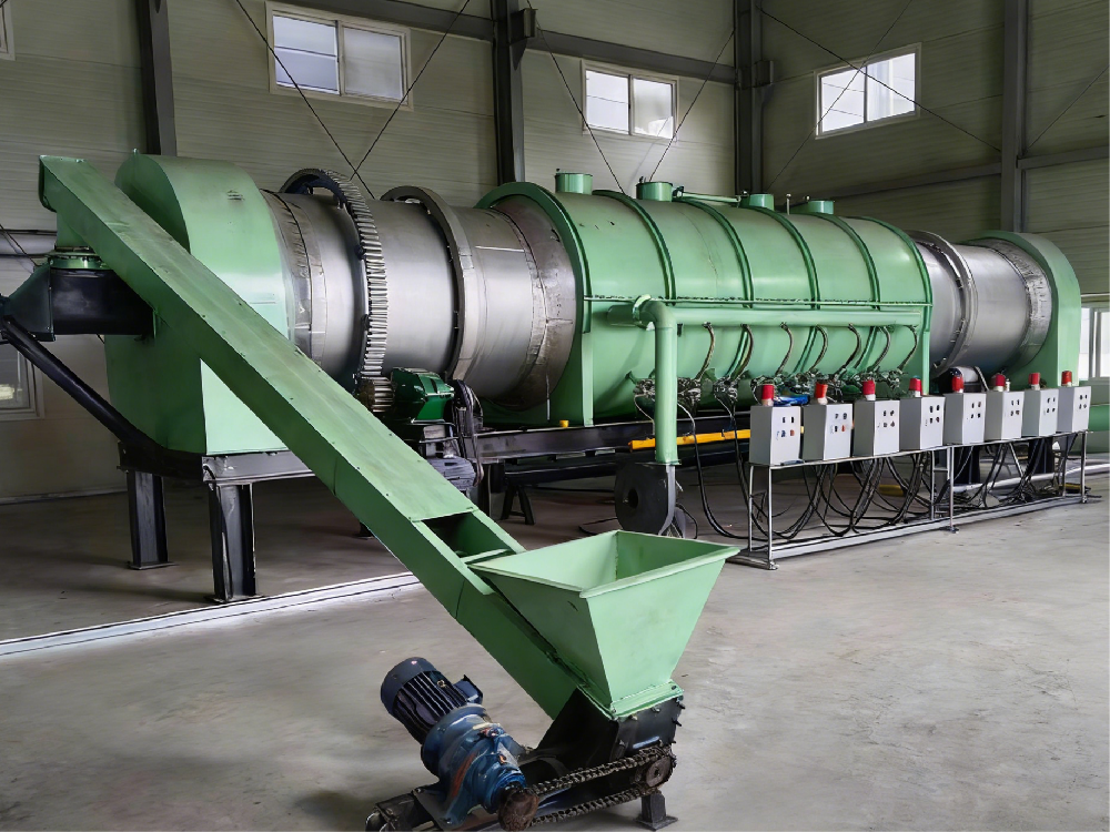 马来西亚秸秆碳化机项目投产案例